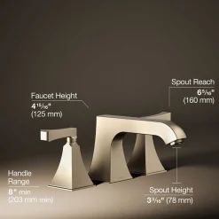 Deck-mount bath faucet trim