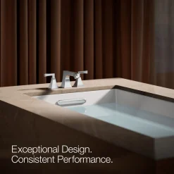 Deck-mount bath faucet trim