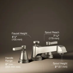Deck-mount bath faucet trim