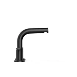 Deck-mount bath faucet trim