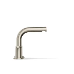 Deck-mount bath faucet trim