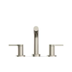 Deck-mount bath faucet trim