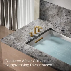 Deck-mount bath faucet trim