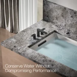 Deck-mount bath faucet trim
