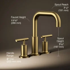 Deck-mount bath faucet trim with Lever handles