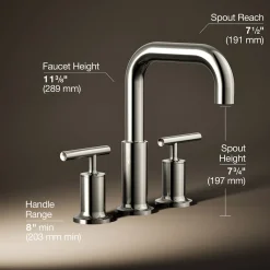 Deck-mount bath faucet trim with Lever handles