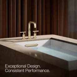 Deck-mount bath faucet trim with Lever handles