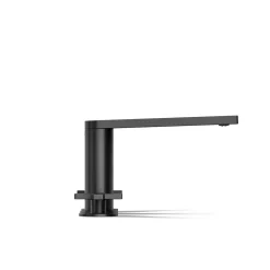 Deck-mount bath faucet with cross handles