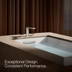 Deck-mount bath faucet with cross handles