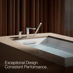 Deck-mount bath faucet with handshower