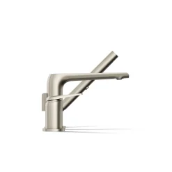 Deck-mount bath faucet with handshower