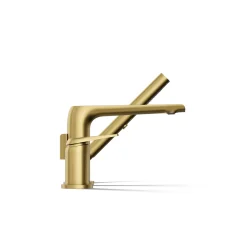 Deck-mount bath faucet with handshower
