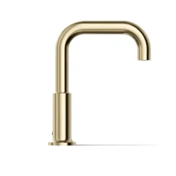 Deck-mount bath spout