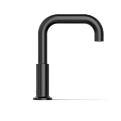 Deck-mount bath spout