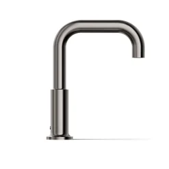 Deck-mount bath spout