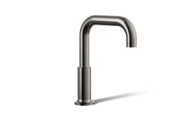 Deck-mount bath spout