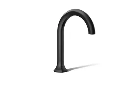 Deck-mount bath spout with Cane design