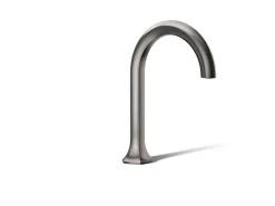Deck-mount bath spout with Cane design