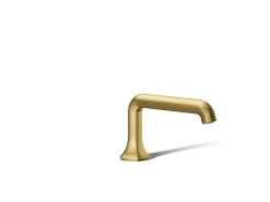 Deck-mount bath spout with Straight design