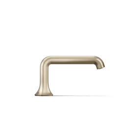 Deck-mount bath spout with Straight design