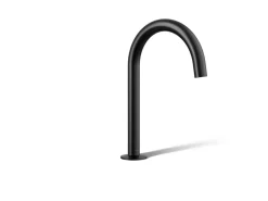 Deck-mount bath spout with Tube design