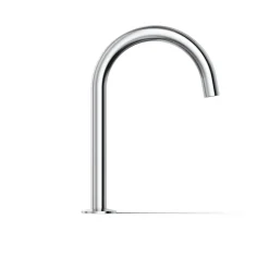 Deck-mount bath spout with Tube design