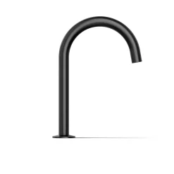 Deck-mount bath spout with Tube design