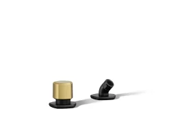 Deck-mount handshower holder and two-way diverter valve