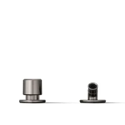 Deck-mount handshower holder and two-way diverter valve