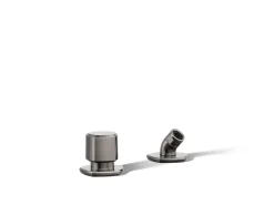 Deck-mount handshower holder and two-way diverter valve