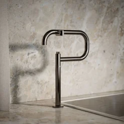 Deck-mount pot filler