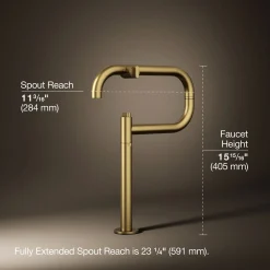 Deck-mount pot filler