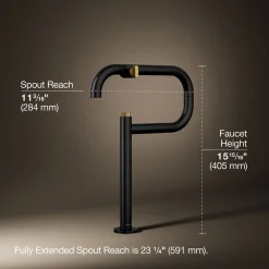 Deck-mount pot filler