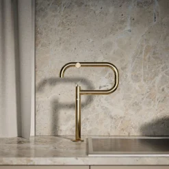 Deck-mount pot filler