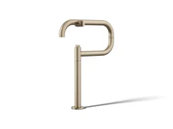 Deck-mount pot filler