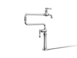 Deck-mount pot filler