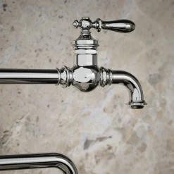 Deck-mount pot filler