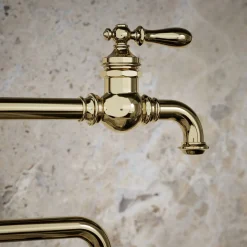 Deck-mount pot filler