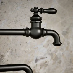 Deck-mount pot filler