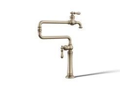 Deck-mount pot filler