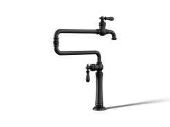 Deck-mount pot filler