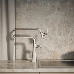 Deck-mount pot filler