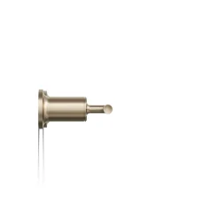 Deck- or wall-mount bath faucet handle trim with lever design