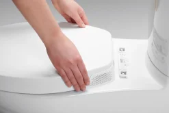 Deodorizing elongated toilet seat