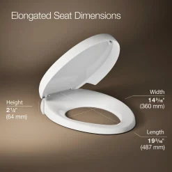 Deodorizing elongated toilet seat