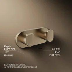 Double robe hook
