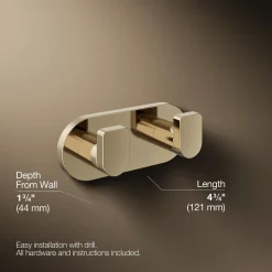 Double robe hook