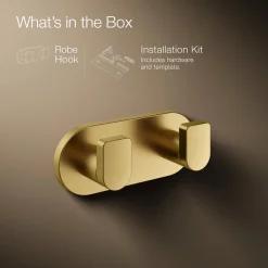 Double robe hook