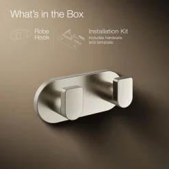 Double robe hook