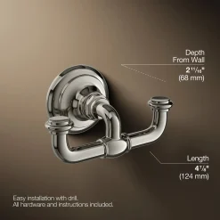 Double robe hook